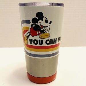 Disney Mickey Mouse Tumbler Stainless Steel You Can Do It Mug 15oz Hallmark